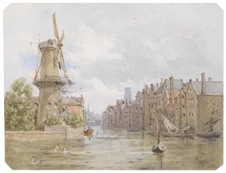 Canal in Rotterdam